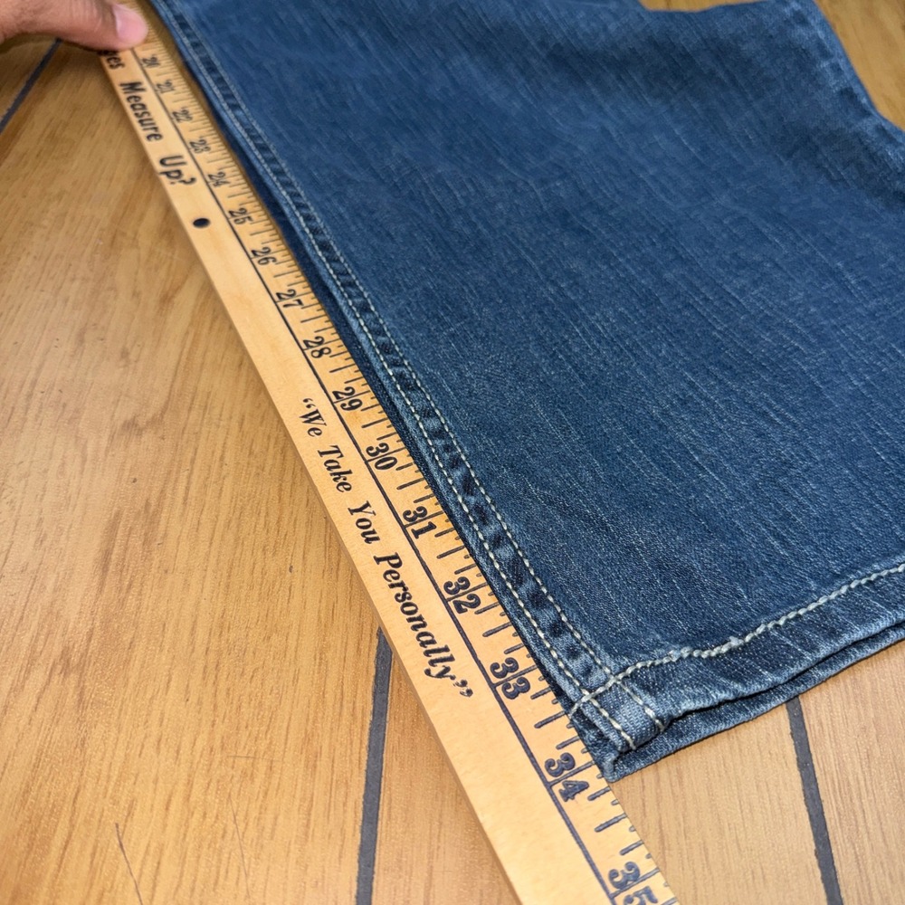 Wrangler 20X Style 42 Vintage Boot Jeans Mens 38x34 Blue Denim Western Cowboy - Picture 3 of 15